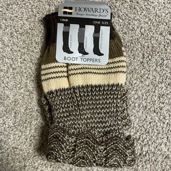 NWT - Howard’s “Always something special” Boot Toppers (Scallop Color, One Size) - Picture 1 of 5